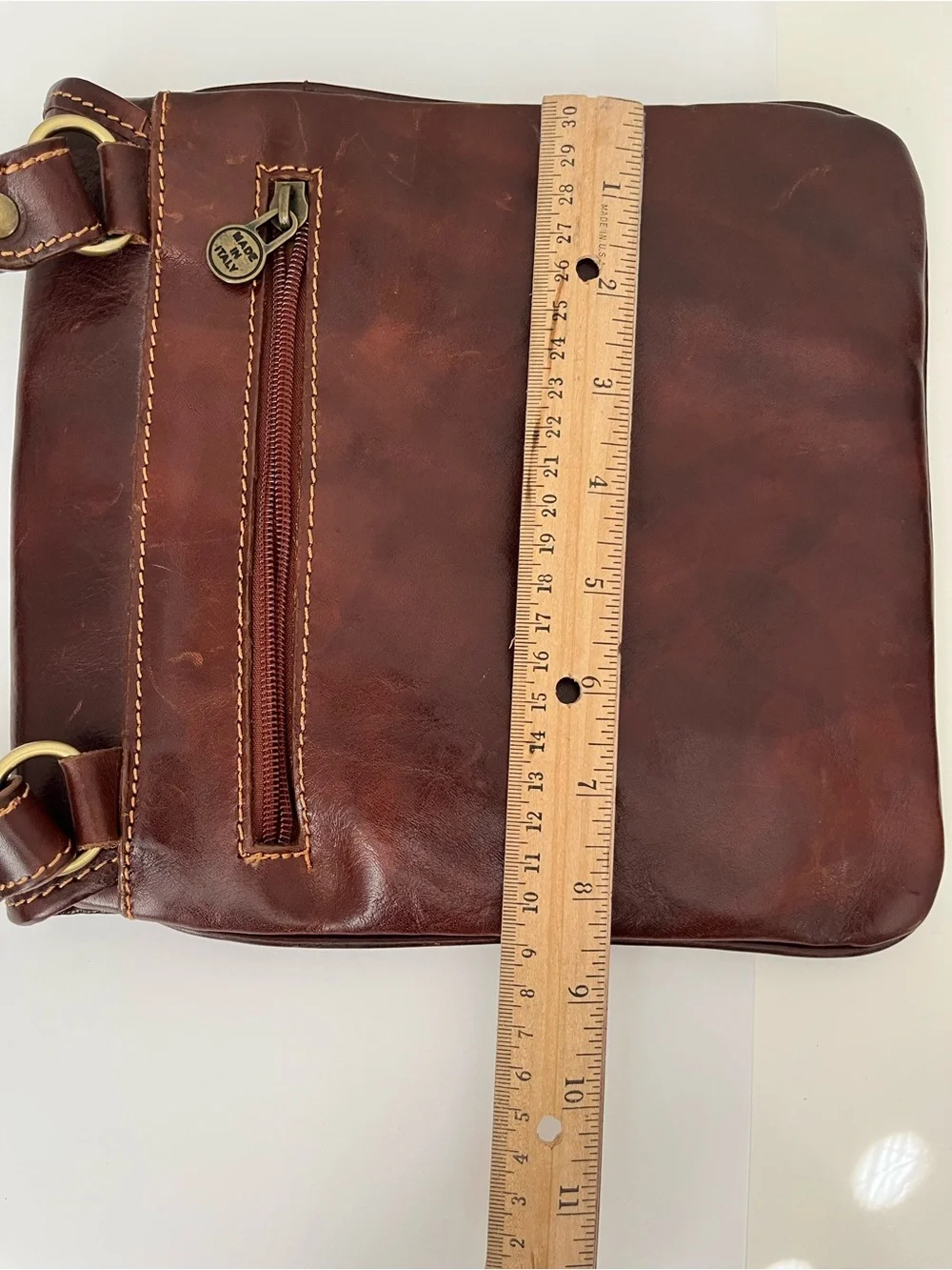 Genuine Leather Crossbody Bag Vintage Messenger Purse